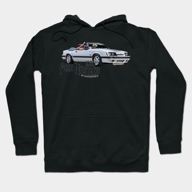 1985 Ford Mustang GT Convertible Hoodie by Gestalt Imagery